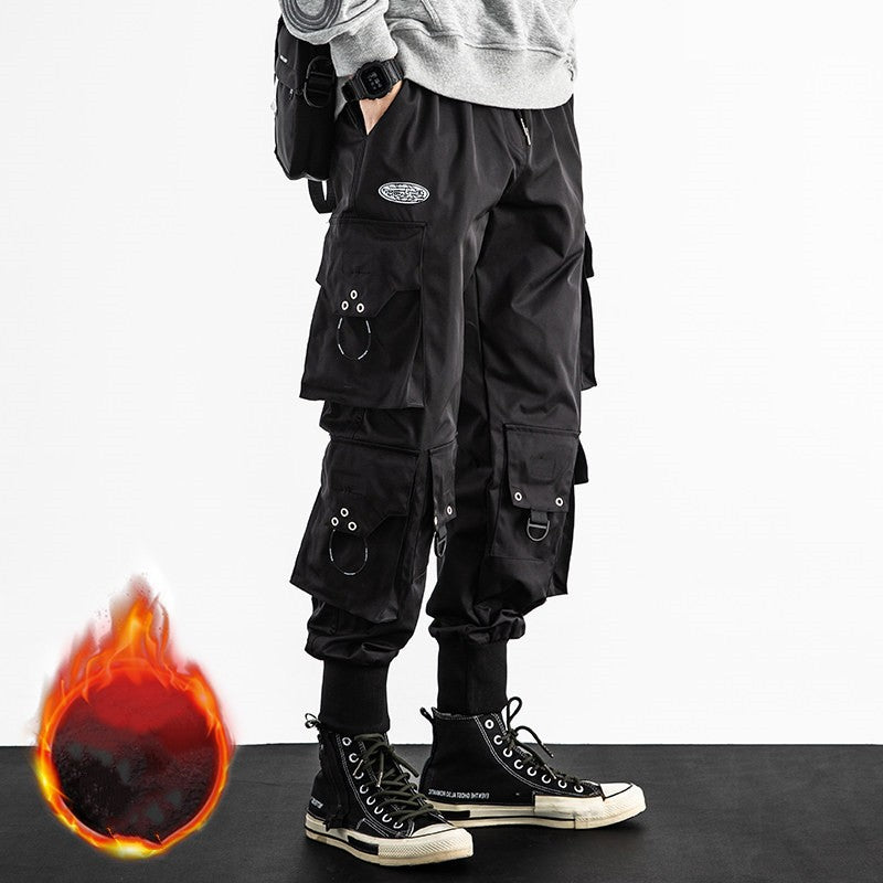 Pantalones Cargo Oversize Negro Urbano
