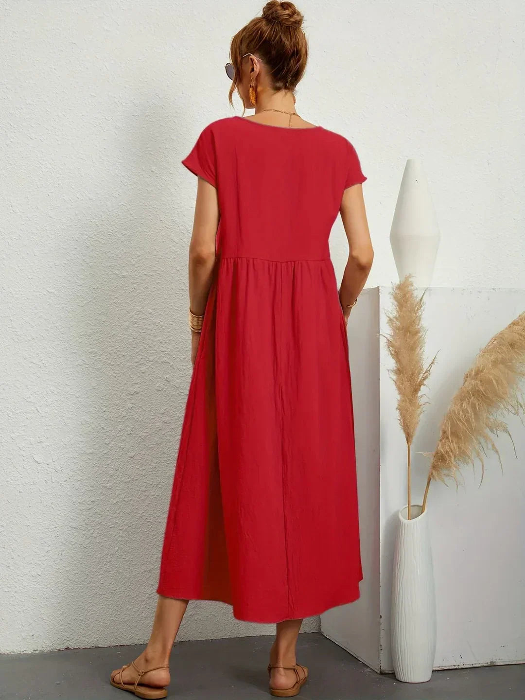 Jimena — Vestido fluido de elegancia atemporal
