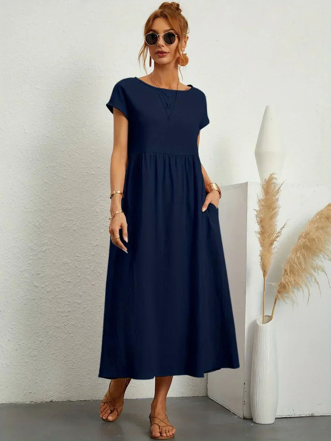Jimena — Vestido fluido de elegancia atemporal