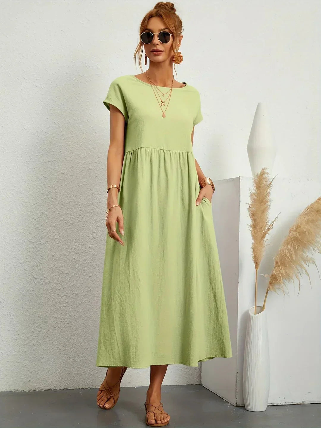 Jimena — Vestido fluido de elegancia atemporal