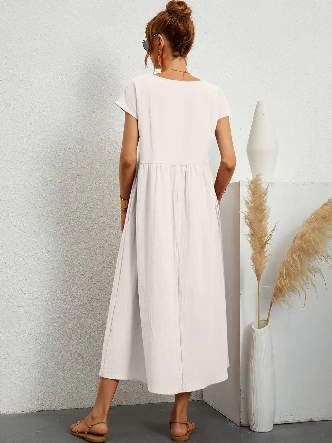 Jimena — Vestido fluido de elegancia atemporal