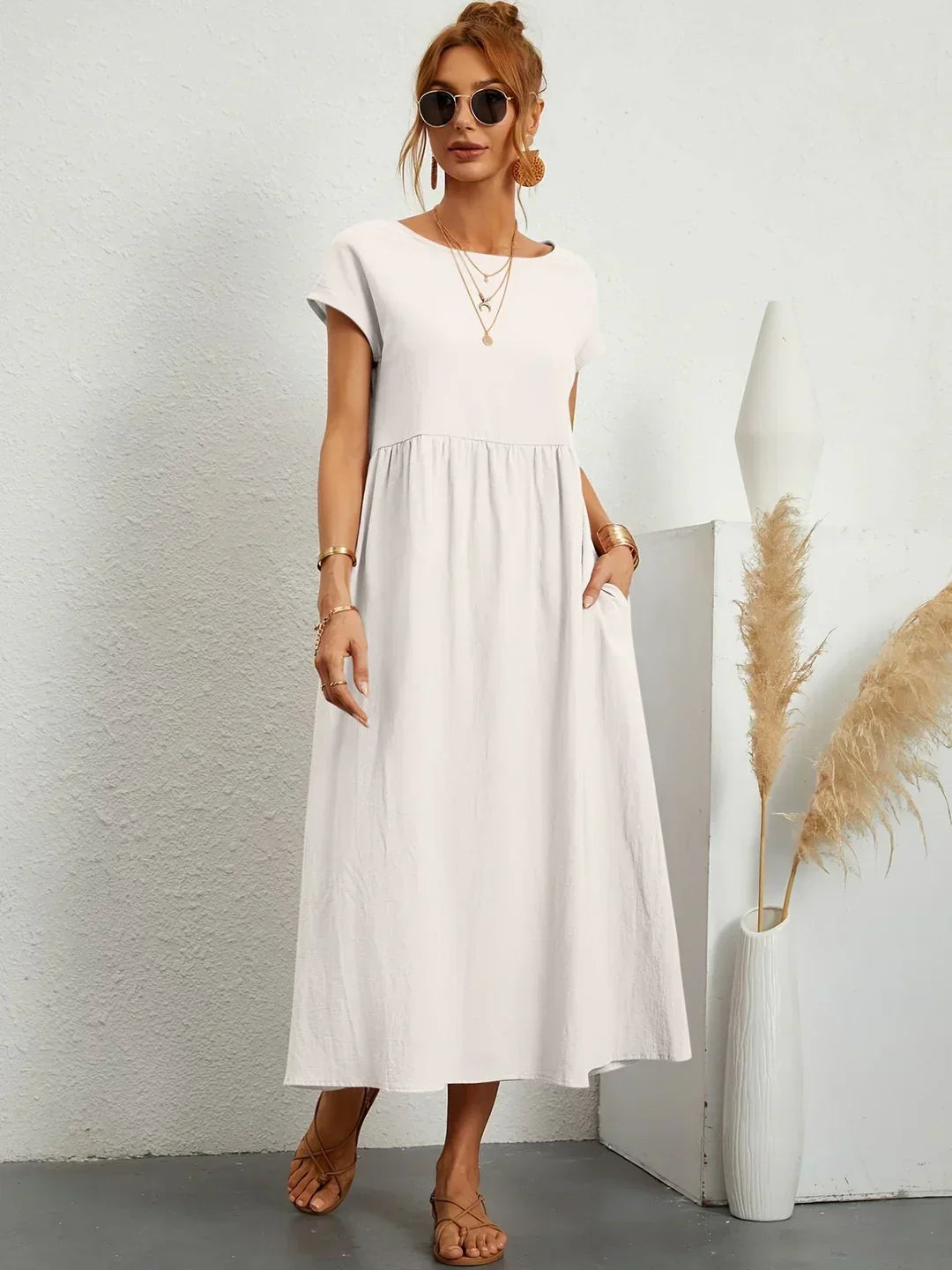 Jimena — Vestido fluido de elegancia atemporal